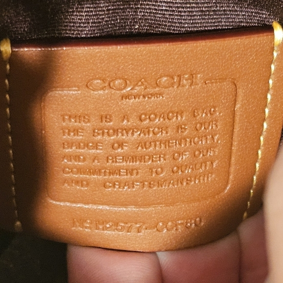 Coach Smith Mini Tote In Wine - Picture 9 of 10